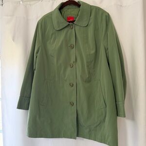 Women's spring green Button-Front Trench Coat by Esprit